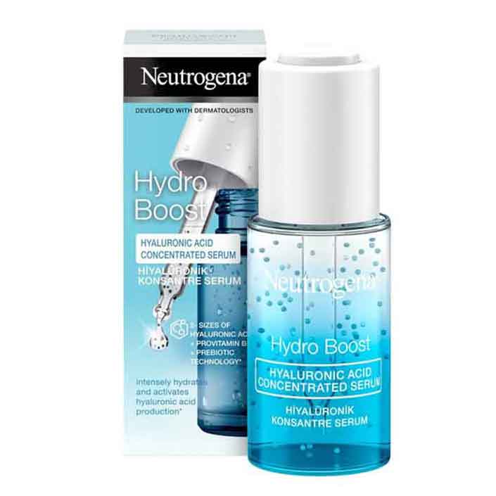 سرم آبرسان پوست نوتروژینا کنسانتره هیالورونیک اسید Neutrogena