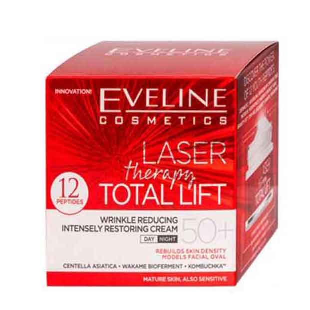 کرم لیفتینگ و ضدچروک اولاین توتال لیفت لیزر +50 EVELINE