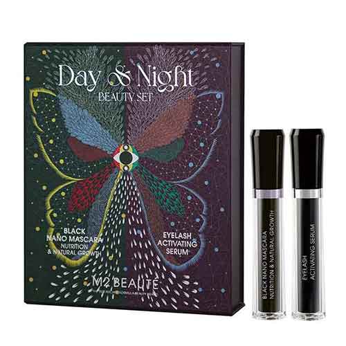 ست سرم تقویت مژه و ریمل ام تو بیوتی M2 BEAUTE Day Night