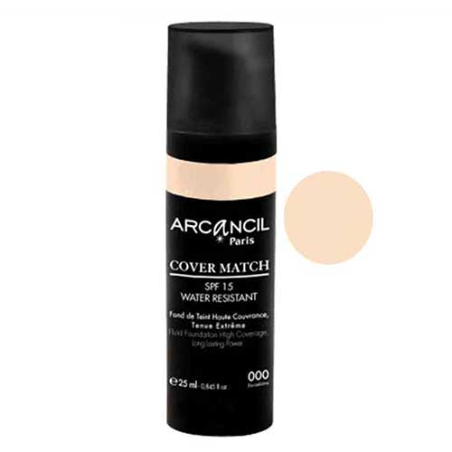 کرم پودر کاورمچ آرکانسیل شماره 000 ARCANCIL COVER MATCH
