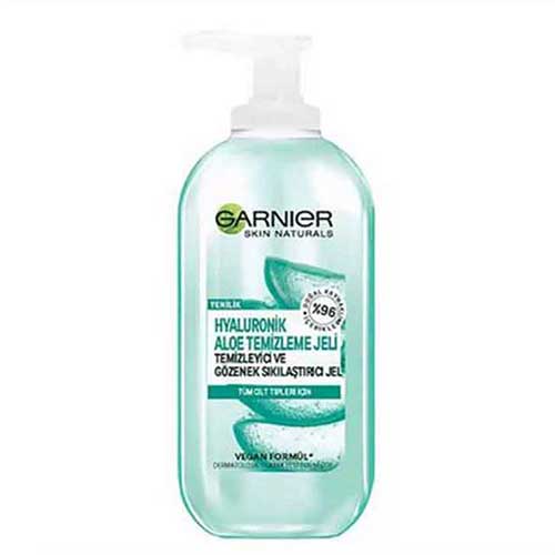 ژل شستشو صورت گارنیه مدل آلوئه ورا GARNIER آبرسان و مرطوب کننده