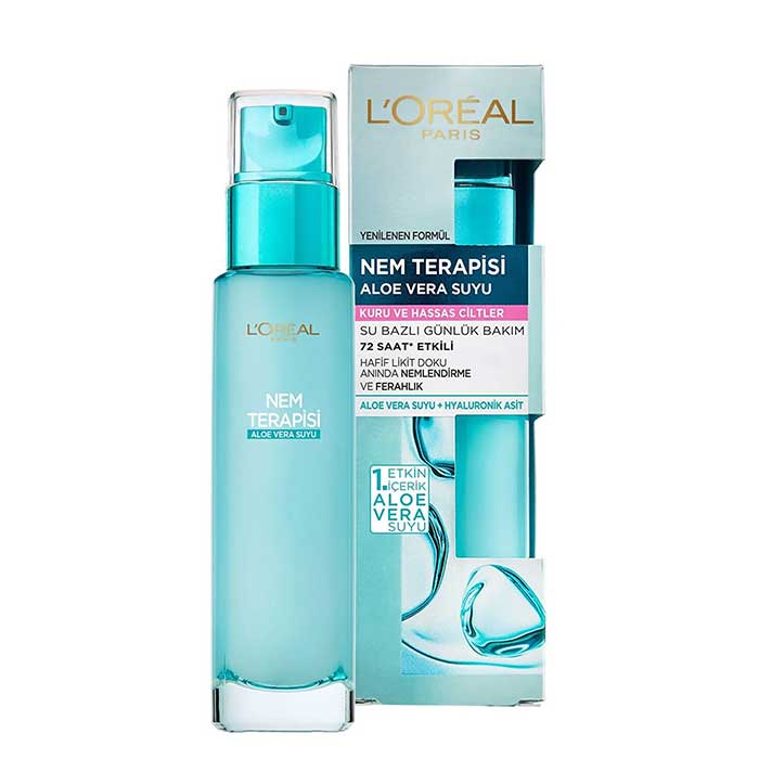 لوسیون آبرسان لورآل آلوئه ورا پوست خشک LOreal Paris Aloe Vera