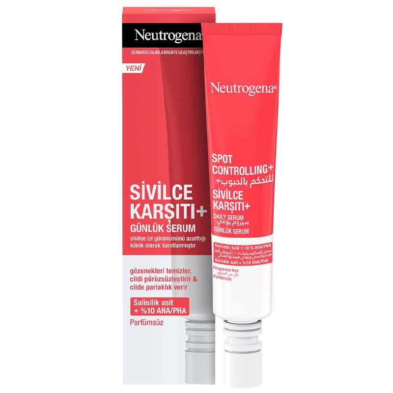 سرم ضد جوش نوتروژینا 2 درصد اسید سالیسیلیک Neutrogena Acne Serum