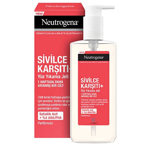 ژل پاک کننده صورت ضد آکنه نوتروژینا Neutrogena Anti Acne