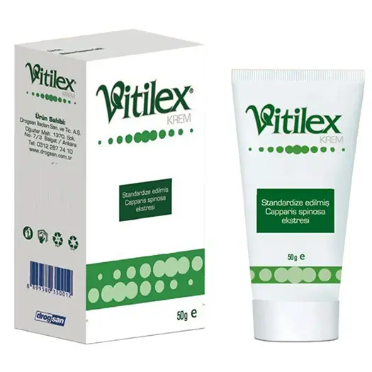 کرم ویتیلیگو Drogsan Vitilex Cream Anti-vitiligo , کرم درمان کننده ویتیلیگو Drogsan Vitilex Cream