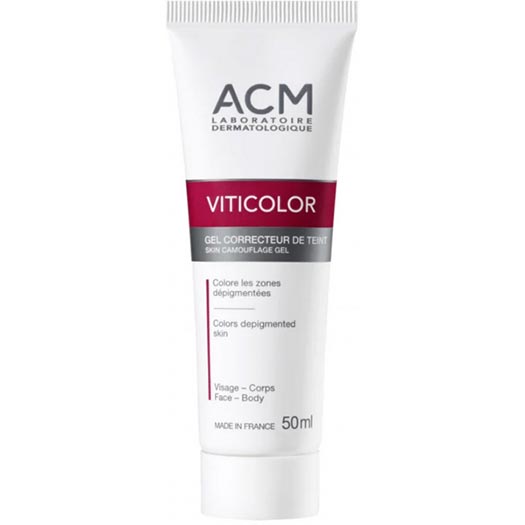 پوشش دهنده لک پوست ACM Viticolor , ژل ویتی کالر کاور کننده لک پوست ACM Viticolor , پوشاننده لک ویتیلیگو ACM Viticolor 