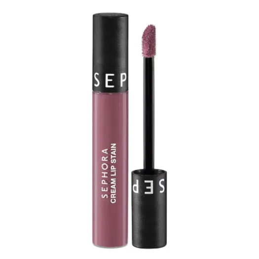 رژ لب مایع ۲۴ ساعته سفورا Sephora Cream Lip Stain با بافت مخملی و فینیش مات روی لب