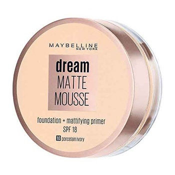 کرم پودر دریم مت موس میبلین DREAM MATTE MOUSSE شماره 10